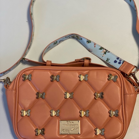 Disney Mary Blair’s Alice in Wonderland Quilted Crossbody Bag with Gold Accents - Picture 7 of 10